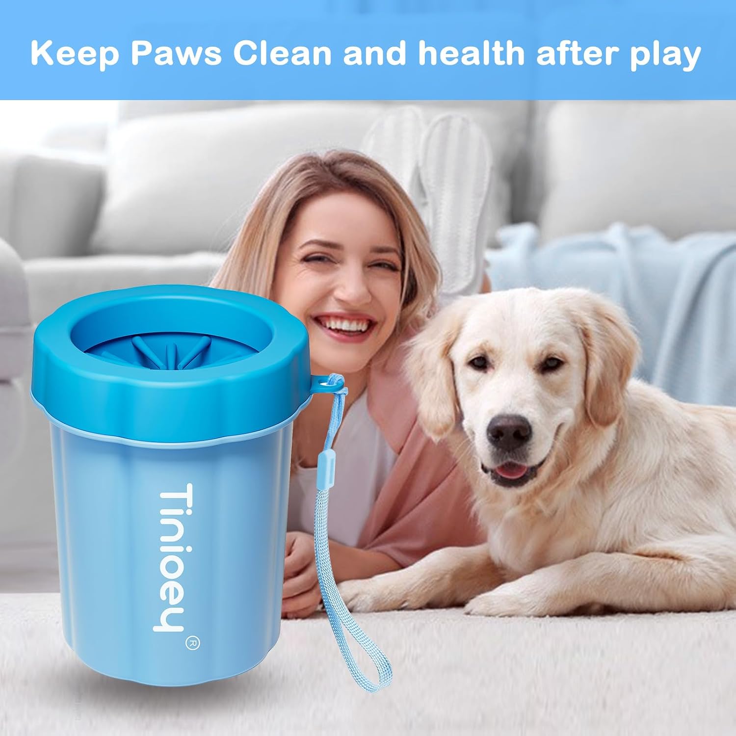 Dog Paw Cleaner for Dogs, Dog Paw Washer, Muddy Paw Cleaner, Pet Foot Cleaner, Dog Paw Protector Kit