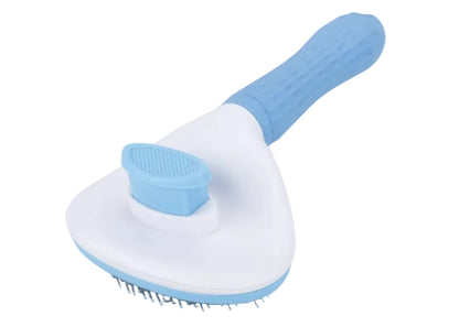 Self Cleaning Slicker Brush, Dog Cat Bunny Pet Grooming Shedding Brush - Easy to Remove Loose Undercoat, Pet Massaging Tool Suitable for Pets with Long or Short Hair